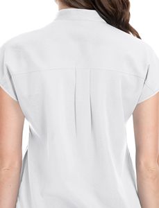 ชุดขัดผิวแบบมีซิปมีกระเป๋าสำหรับหมอพยาบาลชุดเครื่องแบบพนักงานโรงพยาบาลมีกระเป๋าลายมือชื่อ - Product Image 3