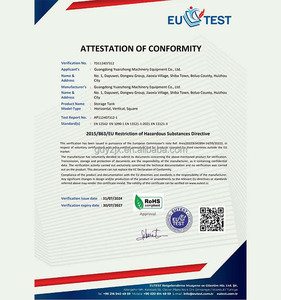 带搅拌器的不锈钢混合罐工业液体储罐，带加热冷却套，用于食品化学品 - Product Image 5