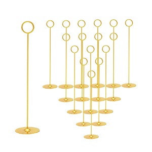 ที่ใส่การ์ดตั้งโต๊ะทำจากสแตนเลสทันสมัยสำหรับใส่บัตรบุฟเฟ่ต์ที่ทนทานและหมายเลขโต๊ะทำด้วยมือ - Product Image 2