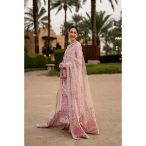Faiza saqlain lamija ชุดสนามหญ้าปักลายหรูหราแฟชั่นของผู้หญิง26 TC-1626 - Product Image 4