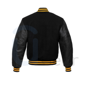 Vestes de Baseball College pour Femmes Veste en Cuir pour Hommes Style High Street Vente en Gros Service OEM pour la Chasse Sports Baseball Top - Product Image 2