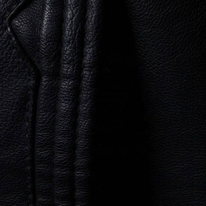 Venta al por mayor chaqueta de cuero personalizada de alta calidad de manga larga ropa de moda chaqueta de cuero genuino transpirable para los hombres - Product Image 5