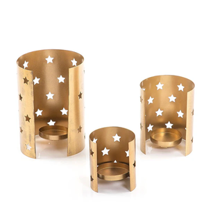 Designer handcrafted metal candle stand Votive Red Finished for Ramadan home decoration and Eid Mubarak festive display - Product Image 4