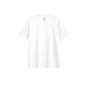 100% coton conception personnalisée hommes T-Shirt cou à manches courtes tricoté blanc vêtement uni teint Unique impression motif numéro de modèle INS - Product Image 2