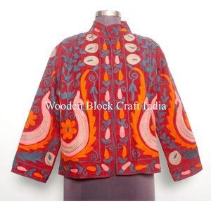 Chaqueta Bordada en Oferta, Chaqueta Cotrice Hecha a Mano para Mujer, Ropa de Playa Bohemia, Ropa Elegante para Festivales, Regalo Único para Ella, Borde Libre - Product Image 6