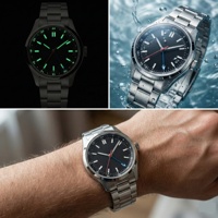 Fabricants de montres automatiques mécaniques OEM en acier inoxydable avec logo personnalisé, luxe, lumineuses, saphir, Miyota 9075 GMT