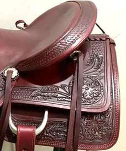 Silla de Montar Occidental de Cuero Marrón de Primera Calidad en Oferta, con Asiento Suave para Montar a Caballo a un Precio Accesible - Product Image 6