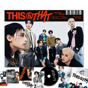 Stray Kids THIS & THAT มินิอัลบั้มชุดที่ 10 [THIS Ver.] ซีดี โฟโต้บุ๊ค 2 โฟโต้การ์ด บัตรประจำตัว มินิโปสการ์ด ชุดสติกเกอร์แม่เหล็ก เคป๊อป - Product Image 1