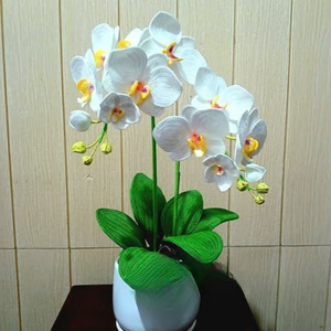 ดอกไม้โครเชต์ที่ทำด้วยมือสดใหม่ตลอดกาลและทำด้วยความระมัดระวัง - Product Image 3