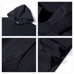 Sudadera Holgada de Moda al por Mayor, de Algodón y Poliéster de Alta Calidad, Lisa, con Capucha, para Invierno - Product Image 4