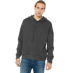 Bella + Canvas Sudadera con capucha de invierno unisex personalizable con logotipo en relieve Técnicas con cuentas para ropa de hombre y chándal de mujer - Product Image 2