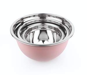 ชุดชามผสมแบบใช้แล้วทิ้ง18/22/26ซม. ทำจากสแตนเลสสตีลพรีเมี่ยมดีไซน์ตามสั่ง - Product Image 3