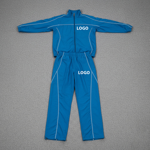 Chándales cortavientos de nailon de alta calidad de primera calidad, conjunto de 2 piezas, sudaderas deportivas lisas sólidas con logotipo personalizado para hombres - Product Image 1