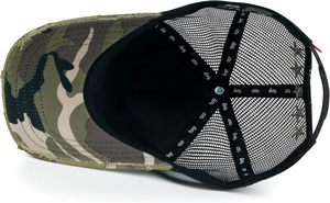Casquette de camionneur en velours côtelé brodée avec logo personnalisé, unisexe, snapback, dos en maille réglable, couleur unie - Product Image 4