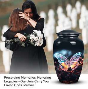Glowing Butterfly Urn Fantasy-Inspired <b>Keepsake</b> for <b>Ashes</b> Personalized Urn for <b>Ashes</b> Cremation <b>Ashes</b> Decorative Modern Urn - Product Image 3