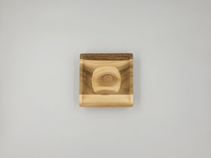 Bandeja de Servir Ecológica de Madera de Acacia de 13x13x4cm, Acabado Pintado, Ligera, Portátil, Cuadrada, Color Natural, Antideslizante para Interiores - Product Image 6