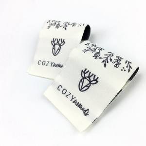 Custom Brand Woven Polyester End Fold Label for <b>Clothing</b> & Jeans for Garment <b>Accessories</b> - Product Image 6