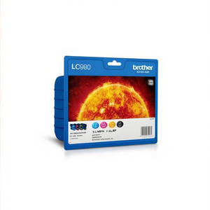 Juego de cartuchos de impresora Sun negro/cian/magenta/amarillo multipack LC980VALBP - Product Image 3