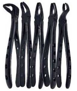 Juego de 5 Pinzas Dentales Manuales de Extracción Profunda, Instrumentos Dentados Reutilizables y Ecológicos - Product Image 2