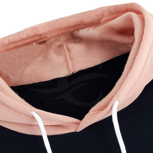 Nouveaux sweats à capuche décontractés pour femmes, de haute qualité, en tricot, couleur unie, respirants, en polyester/coton, personnalisables pour la saison hivernale - Product Image 3