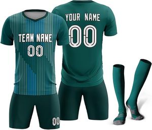 Maillot de football personnalisé de qualité supérieure, léger, à séchage rapide, imprimé numériquement, respirant, à manches courtes, unisexe - Product Image 2