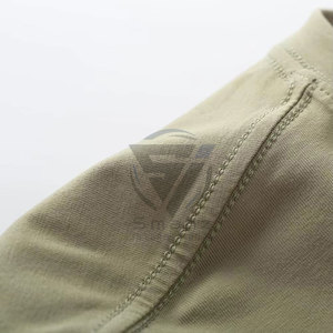 T-shirts pour hommes personnalisés, fabricant de streetwear, t-shirt en toile à col montant surdimensionné, t-shirt décontracté à manches courtes à séchage rapide pour hommes - Product Image 3