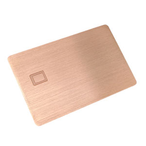 Carte de crédit en métal Gravure laser Cartes en acier inoxydable et laiton pour cadeau de bricolage <span class=keywords><strong>client</strong></span> - Product Image 4