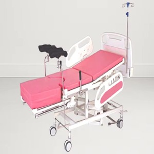 Lit d'accouchement hydraulique chirurgical Si, cadre en acier durable pour les soins de maternité à l'hôpital, disponible au prix d'exportation - Product Image 1