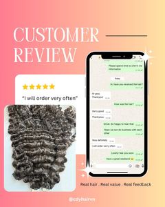 Extensiones de cabello en paquetes Color negro natural Virgen rizada Cabello rizado 100% Cabello humano vietnamita - Product Image 6