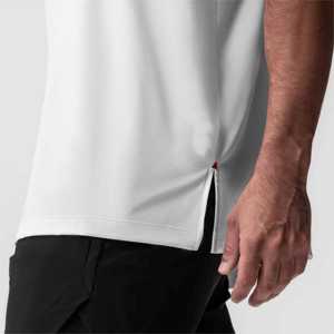 เสื้อยืดผู้ชายไซส์ใหญ่พิเศษ ปี 2025 แบบถัก 100% ผ้าฝ้าย พลัสไซส์ ทรงหลวม พิมพ์ลายโลโก้ - Product Image 3