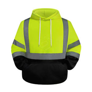 Sudadera CON CAPUCHA DE SEGURIDAD reflectante de seguridad Oem de varios tamaños de seguridad de gran oferta personalizada - Product Image 1
