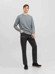 Customized Design Solid <b>Crewneck</b> Sweatshirts Men's <b>Sweater</b> Long Sleeve Sweat Shirts Available - Product Image 4