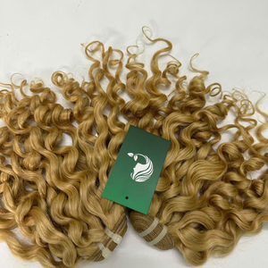 ผมมนุษย์แท้สีธรรมชาติดัดโค้งงอเป็นลอนสำหรับต่อผมชาวอินเดีย - Product Image 5