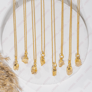 Pendentif en cristal de citrine brute, vendu dans le monde entier, cristaux naturels de guérison pour la mode, les soirées et la méditation - Product Image 3