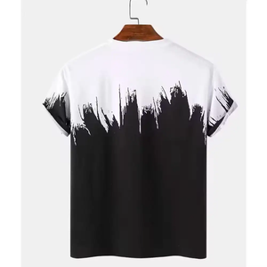 Men's T <b>Shirt</b> Private Label O Neck High Quality <b>100</b> Percent <b>Polyester</b> Blend Sublimation Print Short Sleeve Casual Streetwear Top - Product Image 1