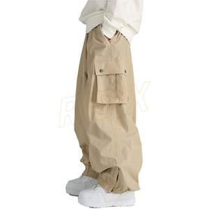 Nouveau haut de gamme Baggy Cargo neige pantalon surdimensionné imperméable Baggy Cargo Snowboard pantalon unisexe ample jambe large hommes Ski pantalon - Product Image 6