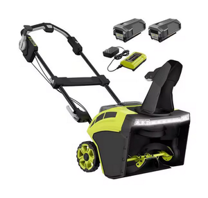 Soplador de Nieve Eléctrico Inalámbrico de 21 Pulgadas y 40 Voltios, Motor sin Escobillas, Autopropulsado, Chasis de Aluminio, Dos Baterías de 5.0 Ah - Product Image 1