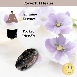 Vente en gros de pierre naturelle à matrice de rubis, pierre verte ovale pour le pouce, thérapie par les pierres précieuses, massage Reiki, chakra de guérison - Product Image 2