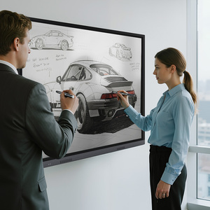 बोई इंटरैक्टिव बोर्ड इंटरैक्टिव फ्लैट पैनल स्मार्ट व्हाइटबॉक 75 इंच इंटरैक्टिव व्हाइटबोर्ड - Product Image 2