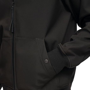 High Street Lightweight Softshell <b>Jacket</b> <b>Fleece</b> <b>Lined</b> Hooded Winter Hiking Windbreaker Water-Resistant Canvas Fabric for men's - Product Image 6