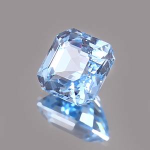 พลอยสีอะความารีนตัดเป็นชิ้นบางๆวัสดุอื่นๆคละขนาดสำหรับการทำเครื่องประดับ - Product Image 4