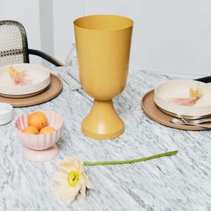 Jarrón Cilíndrico Moderno para Mesa, en Forma Redonda, de Acero Inoxidable, Centro de Mesa de Lujo para Bodas, Jarrones Decorativos Cilíndricos para Flores - Product Image 4