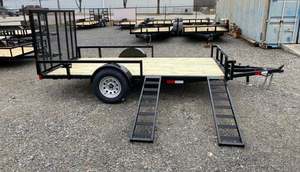 Top Premium Utility <b>Trailer</b> 5 x 12 Landscape Utility <b>Trailer</b> 3K High Sides Fast and Reliable Delivery - Product Image 2