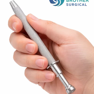 Obturador de Trocar Reutilizable de Acero Inoxidable para Cirugía Laparoscópica |   Instrumento Quirúrgico con Mango Moleteado - Product Image 2