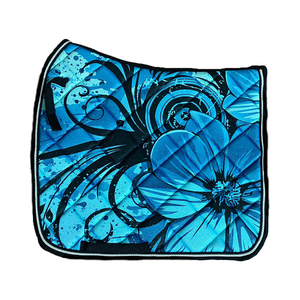 Coussin pour cheval équestre BEAU TAPIS DE SELLE ÉCLAT AVEC CHAÎNE DIAMANTÉE TAMPON DE SELLE DE CHEVAL SALLE DE CHEVAL EN mousse de coton satin selle de cheval - Product Image 6