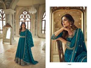 Nouvel arrivage de costume de mariage indien pakistanais Salwar Kameez asymétrique de mariée mode asiatique - Product Image 2