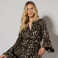 Robe longue Maxi pour les cocktails surdimensionnée longueur au sol à la main été femmes Sexy licou imprimer Maxi robe dames élégantes