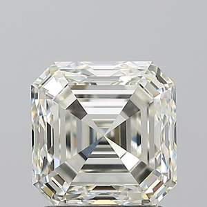 Diamant blanc de 1 carat de taille Asscher, couleur F, clarté VS1, cultivé en laboratoire, CVD/HPHT, poli, diamant en vrac au prix par carat - Product Image 1
