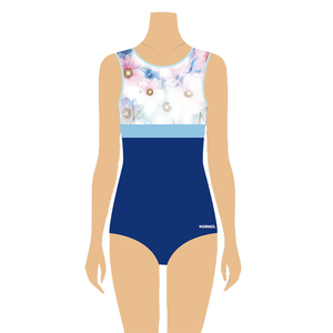 Justaucorps d'entraînement personnalisés justaucorps pour enfants par sublimation justaucorps de gymnastique sans manches pour filles - Product Image 4