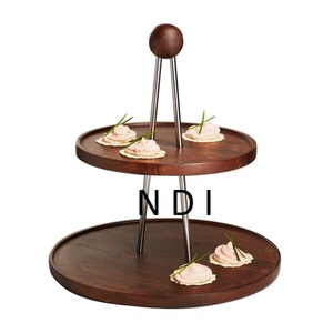 Luxury <b>Top</b> Selling <b>Christmas</b> & Wedding <b>Party</b> Celebration Cake Server Stand Handcrafted Rounded Cake Display Stand - Product Image 1